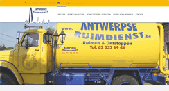 Desktop Screenshot of antwerpseruimdienst.be