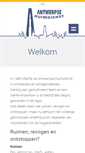 Mobile Screenshot of antwerpseruimdienst.be